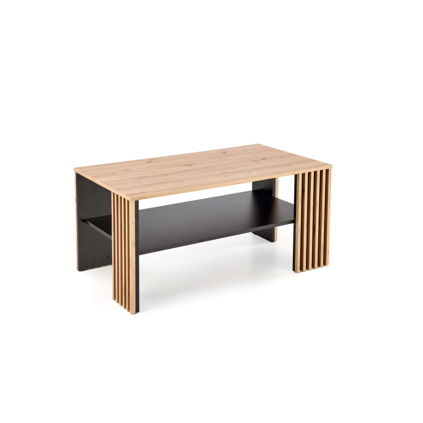 Konferencinis staliukas FORMA 110x65 cm rudas/juodas