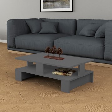 Konferencinis staliukas MANSU 27,5x80 cm antracito spalvos