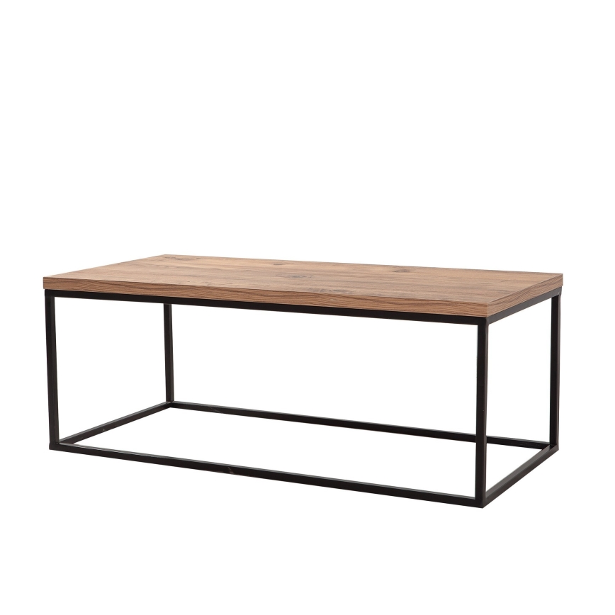 Konferencinis staliukas QUANTUM 34x95 cm ruda/juoda