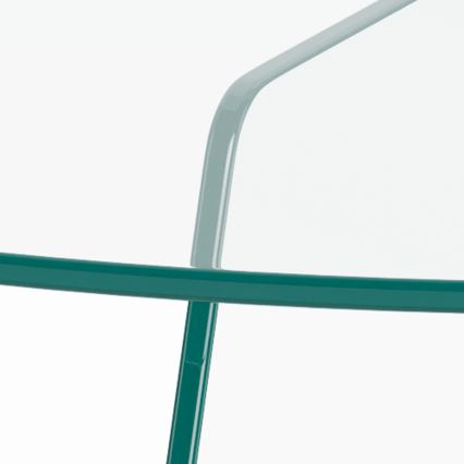 Konferencinis staliukas SANOS 80 cm – skaidrus