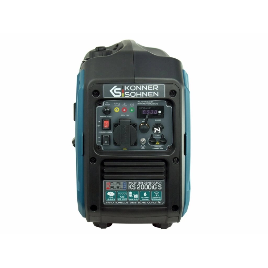Könner & Söhnen KS7869 - Dujų ir benzino inverterinis elektros generatorius KS 2000iG S 2000W