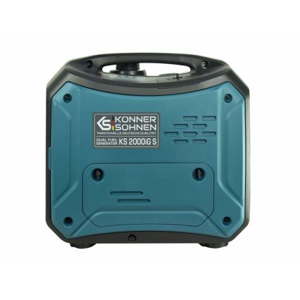 Könner & Söhnen KS7869 - Dujų ir benzino inverterinis elektros generatorius KS 2000iG S 2000W