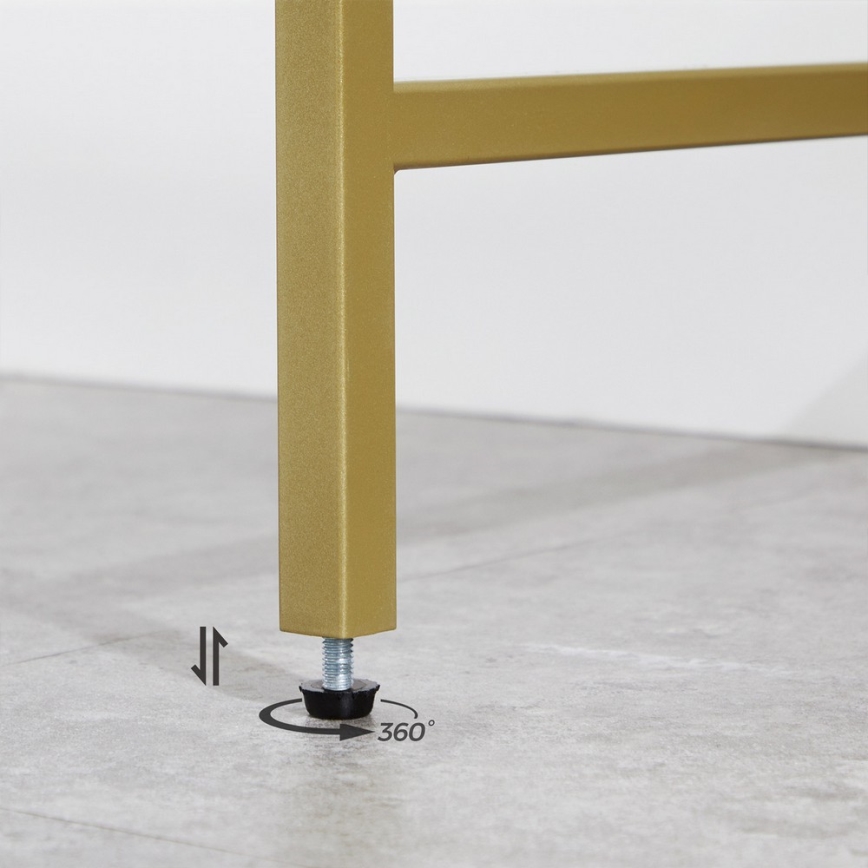 Konsolinis staliukas CIREL auksinis