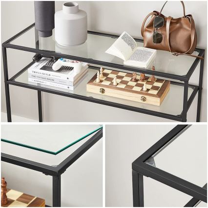 Konsolinis staliukas CIREL juodas