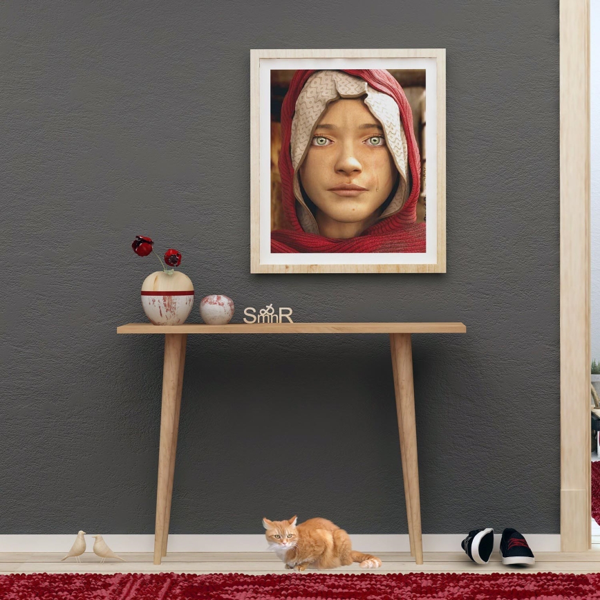 Konsolinis staliukas DESIDERO 74x100 cm rudas