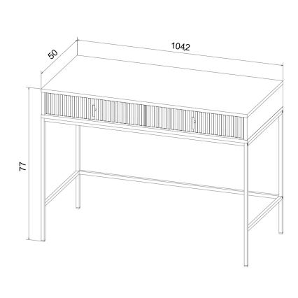 Konsolinis staliukas SUE, juodas