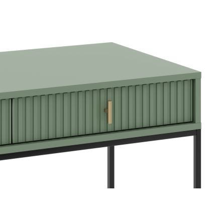 Konsolinis staliukas SUE žalia/juoda