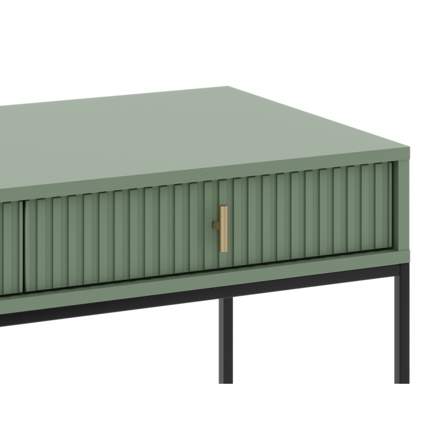 Konsolinis staliukas SUE žalia/juoda