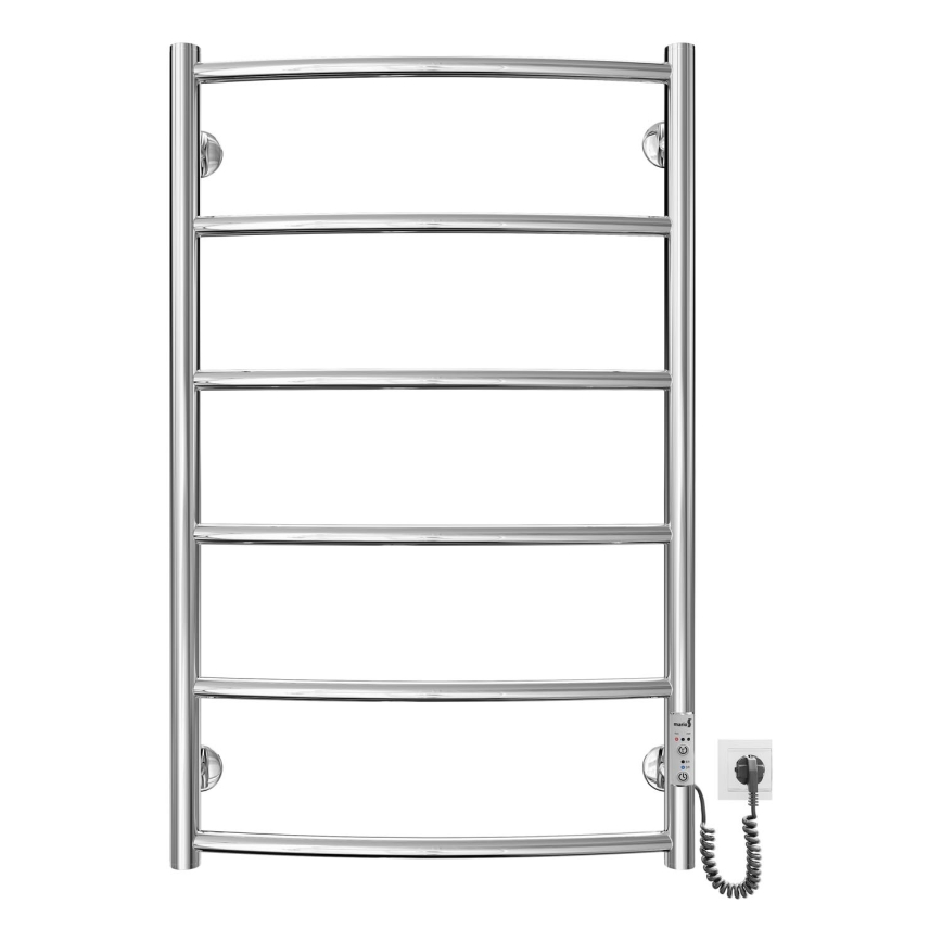 Kopėčių tipo rankšluosčių džiovintuvas CLASSIC 100W/230V 81x53cm nerūdijantis/blizgus chromas dešinė