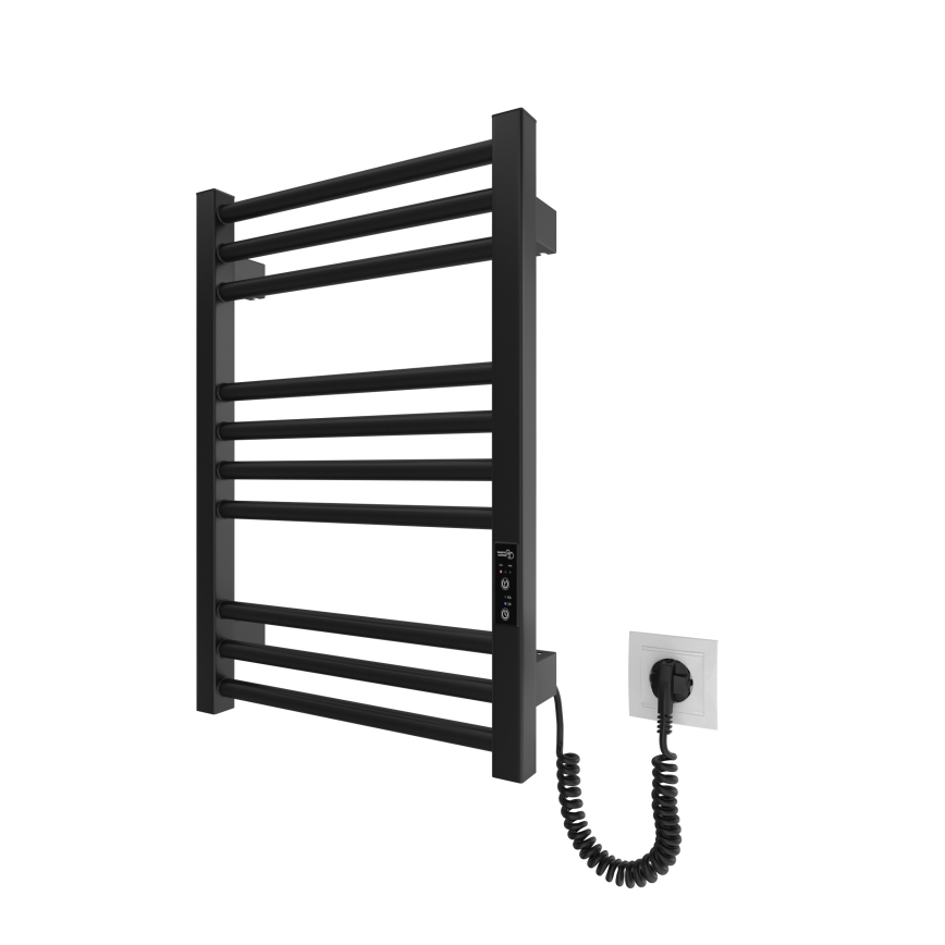 Kopėčių tipo rankšluosčių džiovintuvas HF DERBY 100W/230V 57x43 cm juoda
