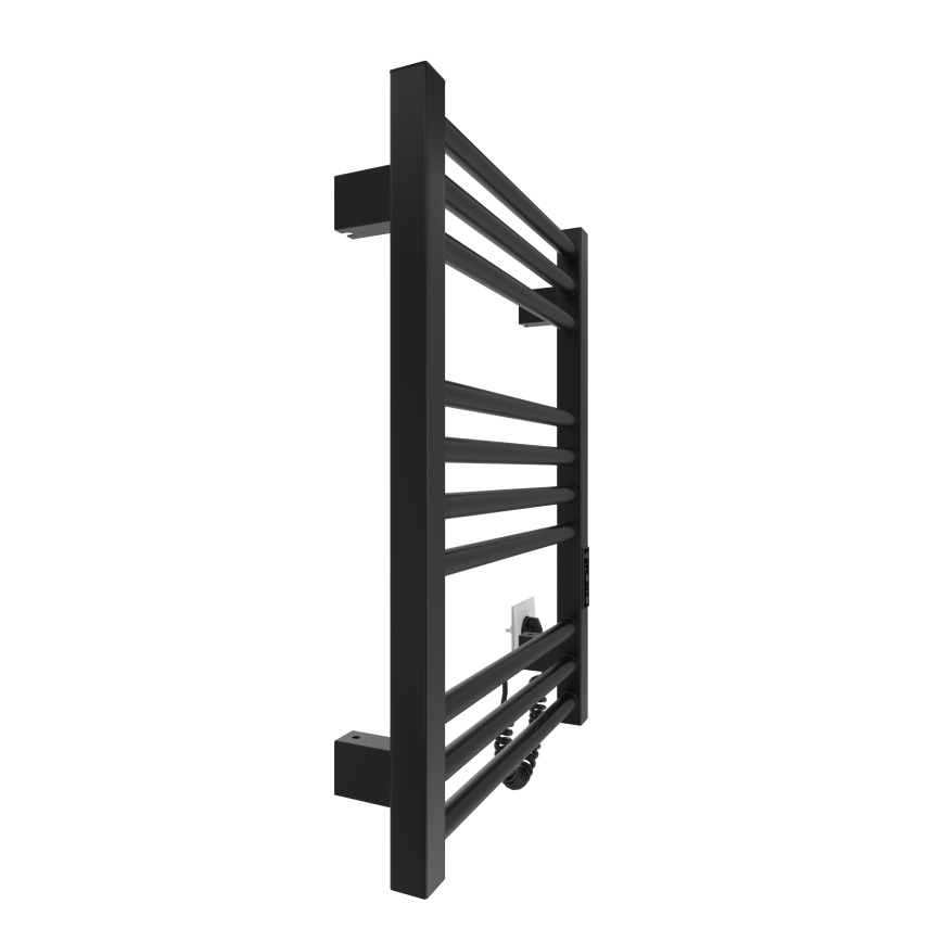 Kopėčių tipo rankšluosčių džiovintuvas HF DERBY 100W/230V 57x43 cm juoda