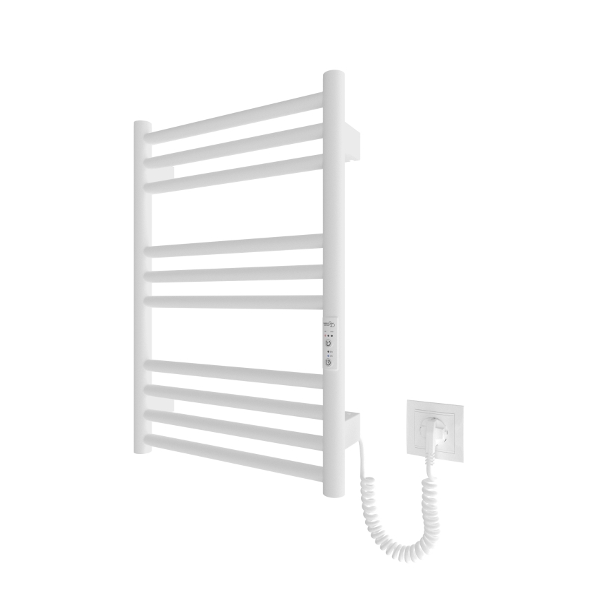 Kopėčių tipo rankšluosčių džiovintuvas HF GREENWICH 100W/230V 57x43 cm balta apvalus
