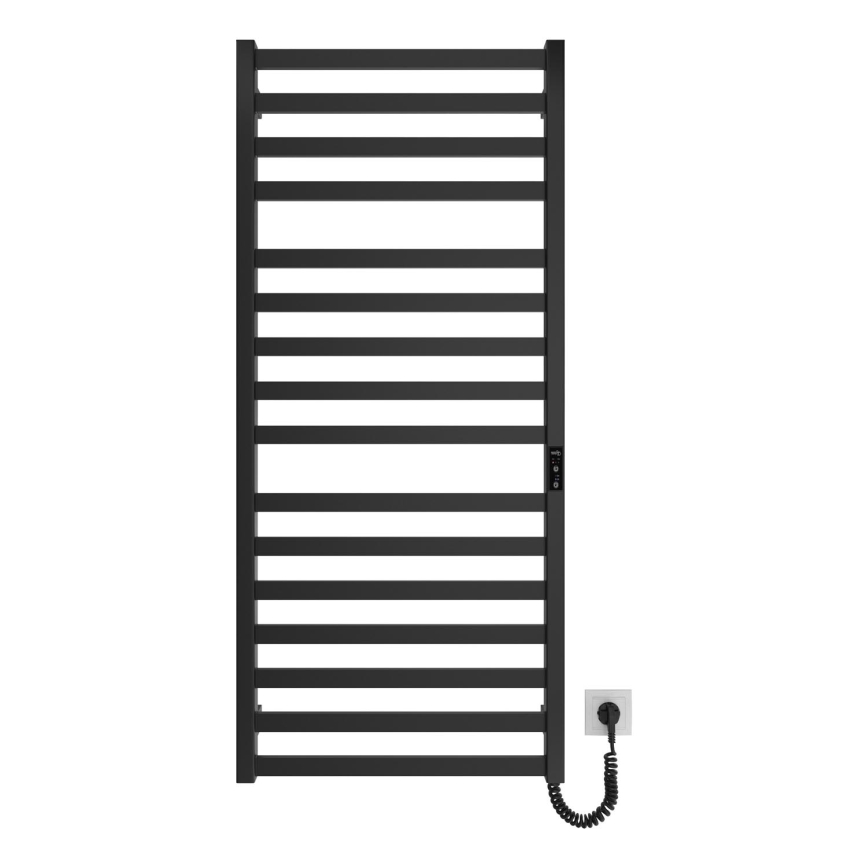 Kopėčių tipo rankšluosčių džiovintuvas HF OXFORD 255W/230V 117x53 cm juoda