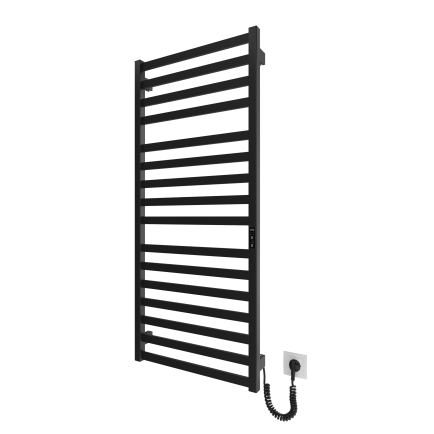 Kopėčių tipo rankšluosčių džiovintuvas HF OXFORD 255W/230V 117x53 cm juoda