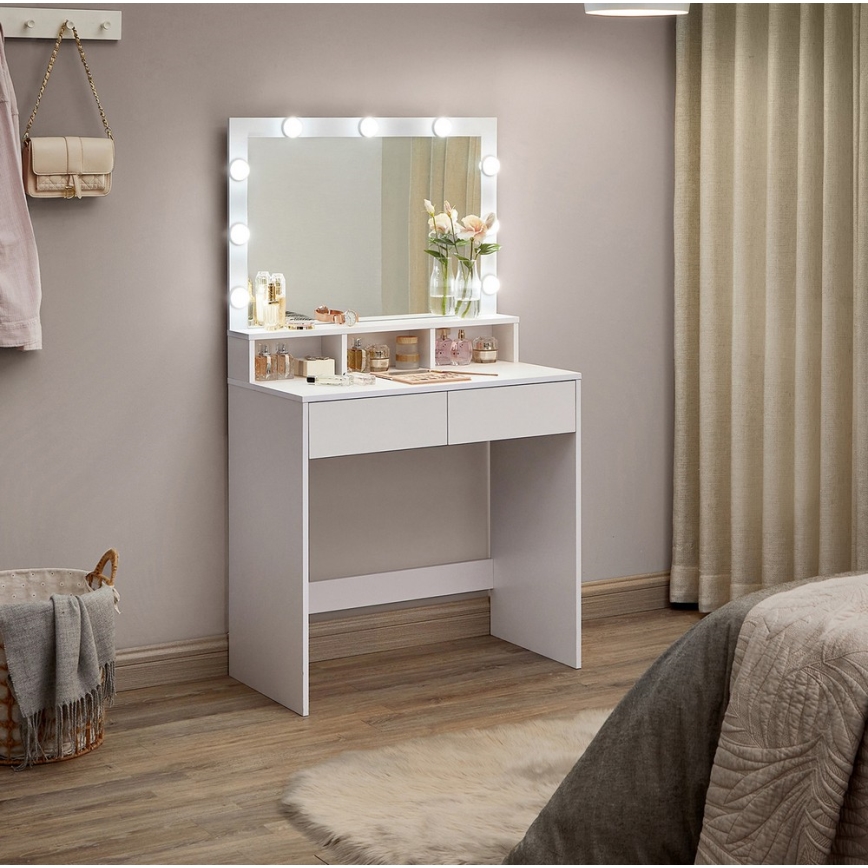 Kosmetinis staliukas HATOR, baltas
