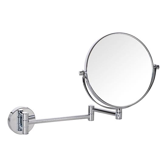 Kosmetinis veidrodis 23x28 cm, sidabro spalvos