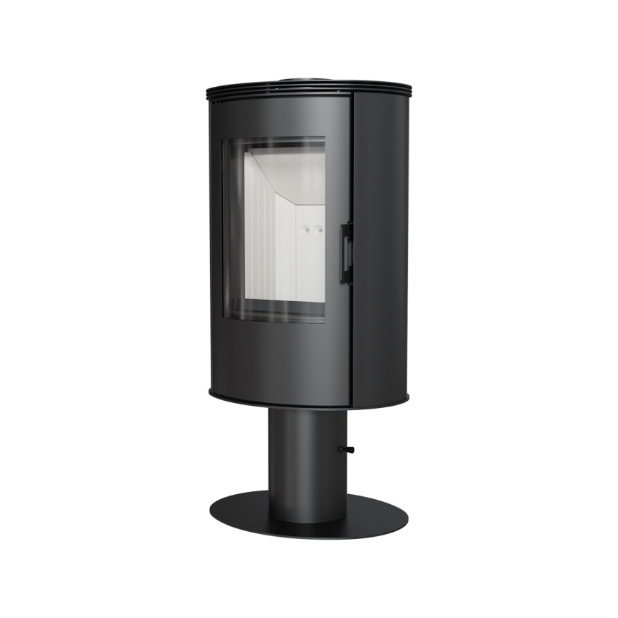 Plieninis židinys 8kW 150mm