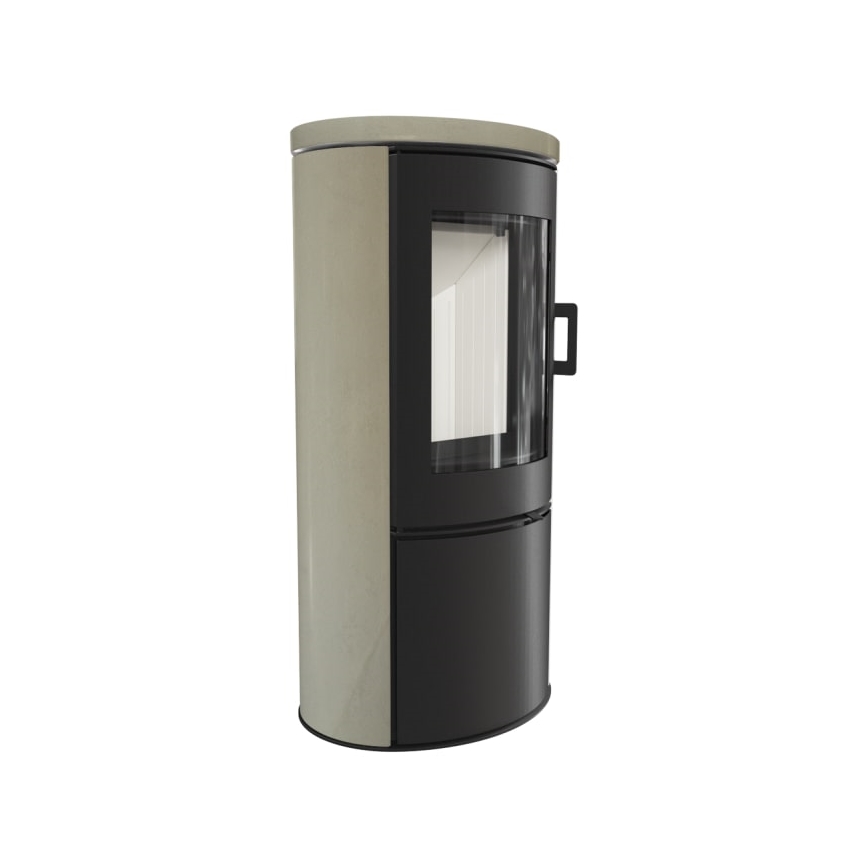 Kratki - Plieninis židinys 8kW 150mm