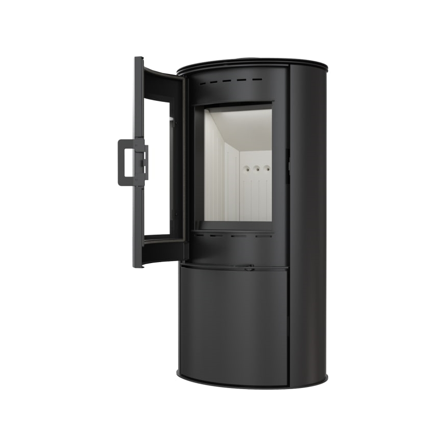 Kratki - Plieninis židinys 8kW 150mm