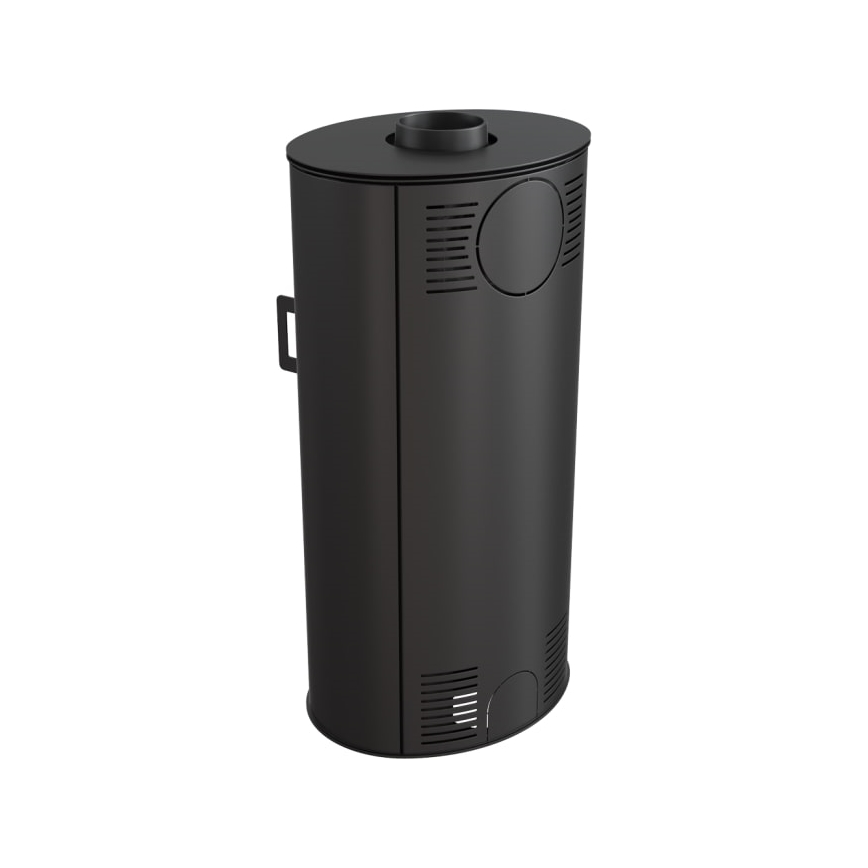 Kratki - Plieninis židinys 8kW 150mm