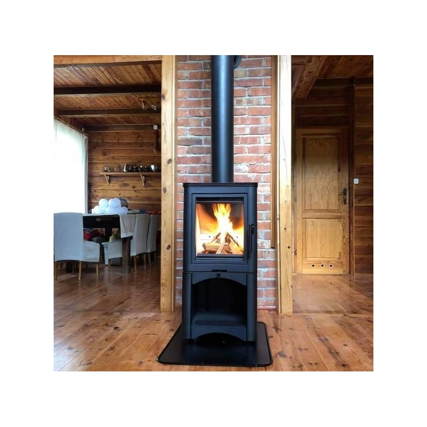 Kratki - Plieninis židinys 7kW 150mm