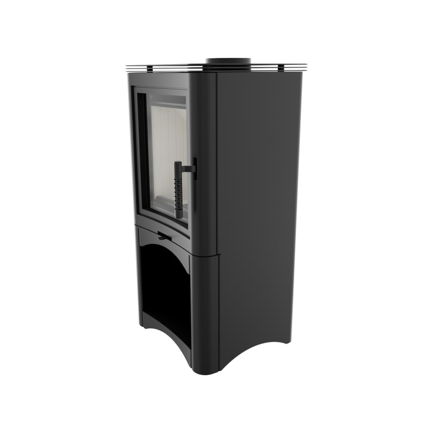 Kratki - Plieninis židinys 7kW 150mm