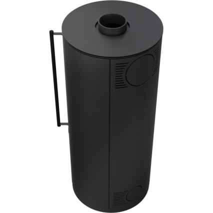 Kratki - Plieninis židinys 9kW 150mm