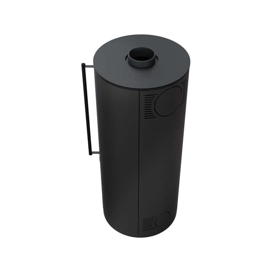 Kratki - Plieninis židinys 9kW 150mm
