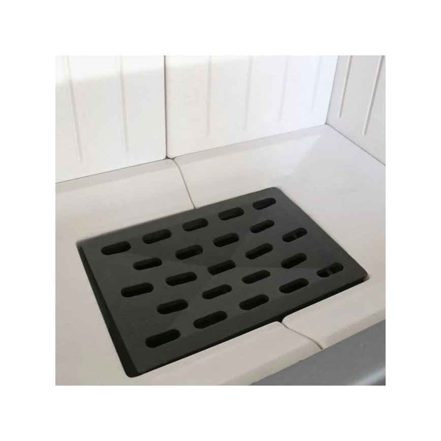 Kratki - Plieninis židinys 9kW 150mm
