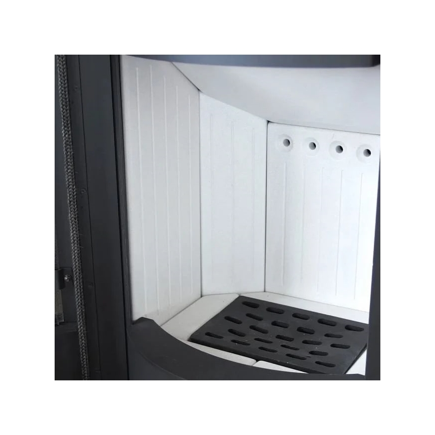 Kratki - Plieninis židinys 9kW 150mm