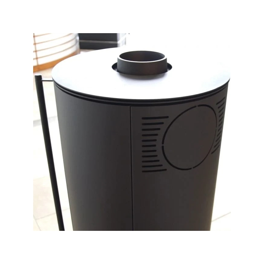 Kratki - Plieninis židinys 9kW 150mm