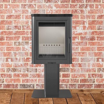 Kratki - Plieninės židinio krosnelės 7kW 150mm