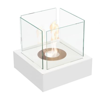 Kratki - BIO židinys 30,3x30 cm 1kW baltas
