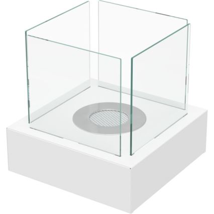 Kratki - BIO židinys 30,3x30 cm 1kW baltas