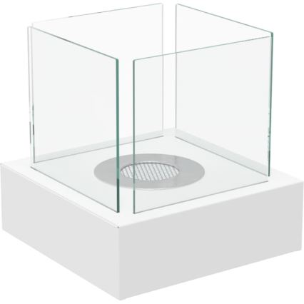 Kratki - BIO židinys 30,3x30 cm 1kW baltas