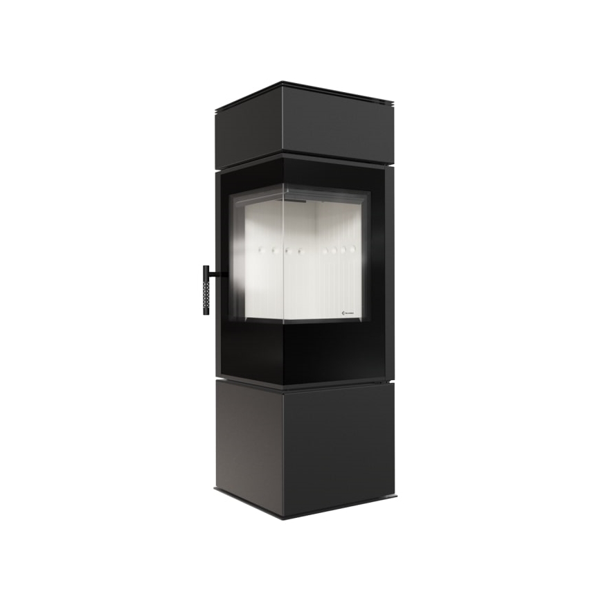 Kratki - Plieninis židinys 8kW 150mm
