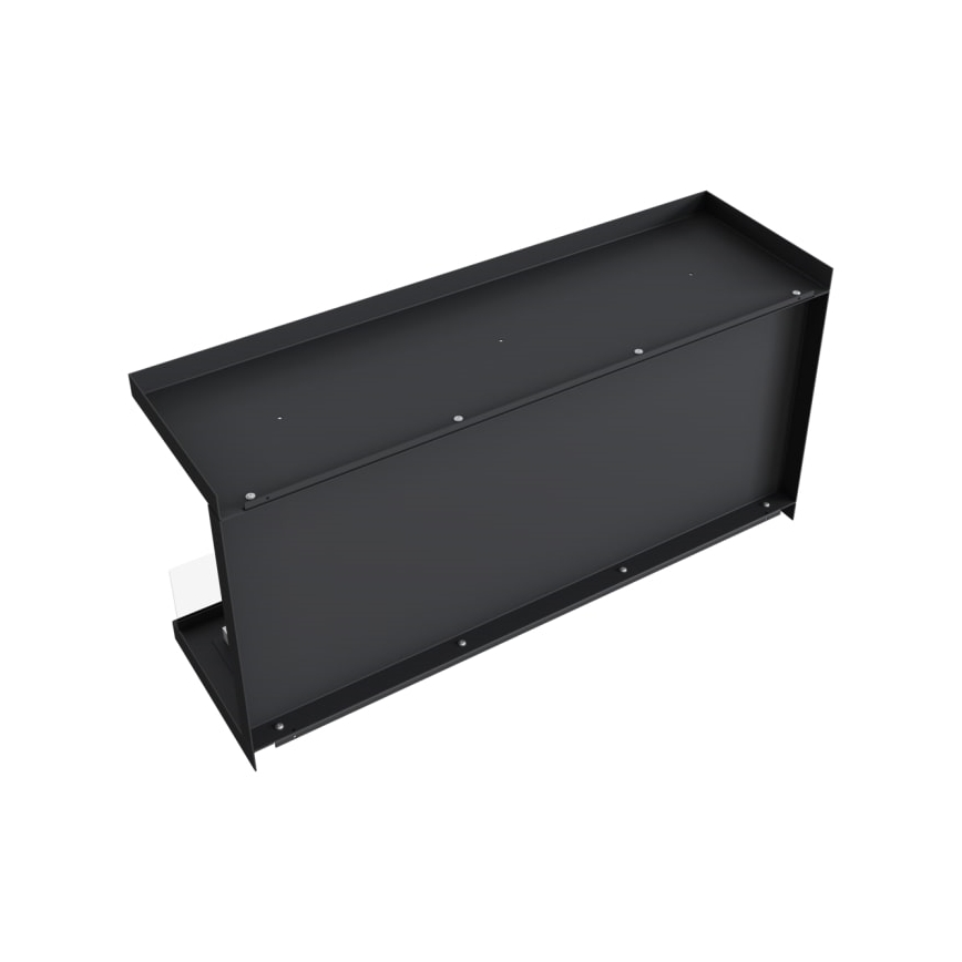 Kratki - Įmontuojamas BIO židinys 50x100 cm 7kW juodas
