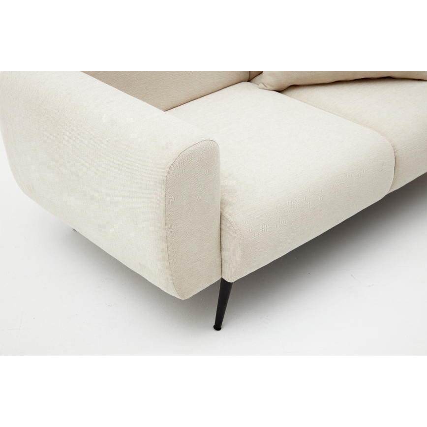 Kreminė dvivietė sofa PISA