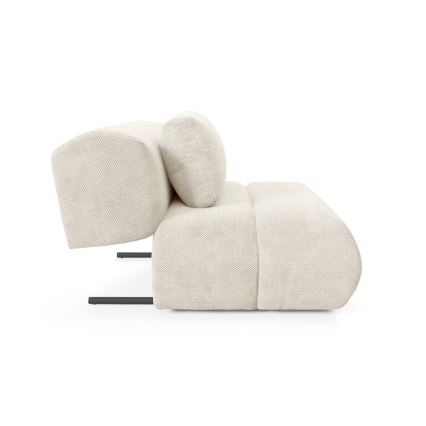 Kreminės spalvos FANO fotelis