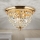 Krištolinis lubinis šviestuvas PLAFOND 3xE27/40W/230V diametras 35 cm auksas