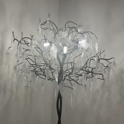 Krištolinis toršeras 5xG9/40W/230V juoda