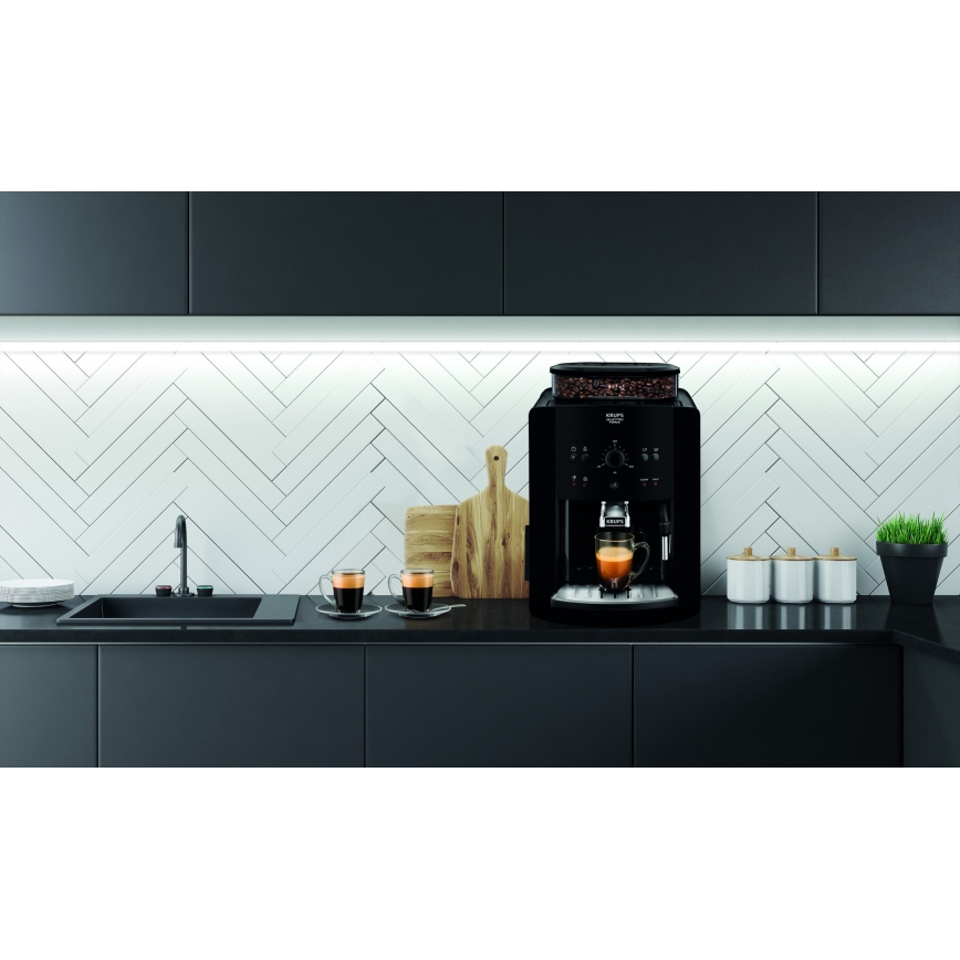 Krups - Automatinis kavos aparatas ARABICA 1450W/230V juoda