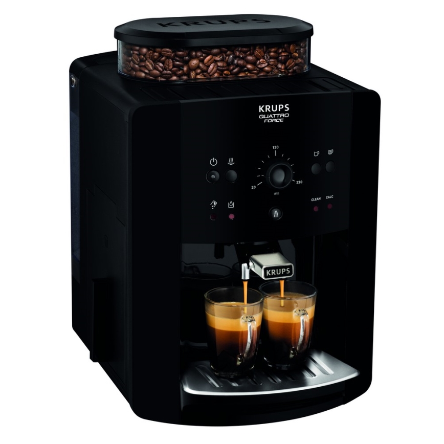 Krups - Automatinis kavos aparatas ARABICA 1450W/230V juoda