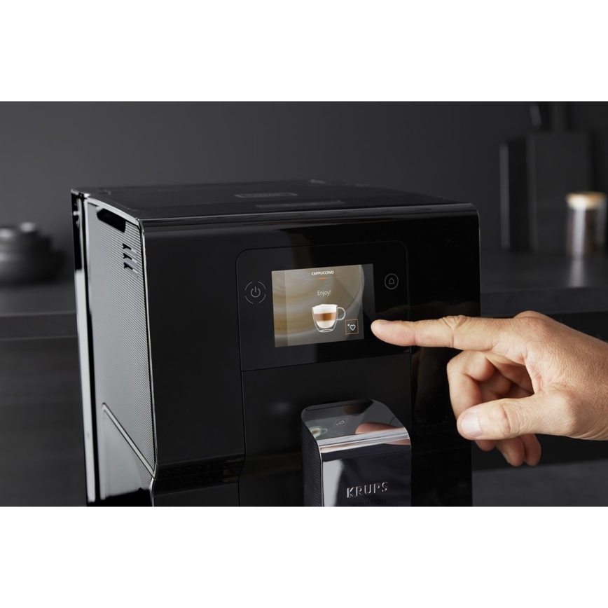 Krups - Automatinis kavos aparatas su pieno indu INTUITION PREFERENCE 1450W/230V juoda