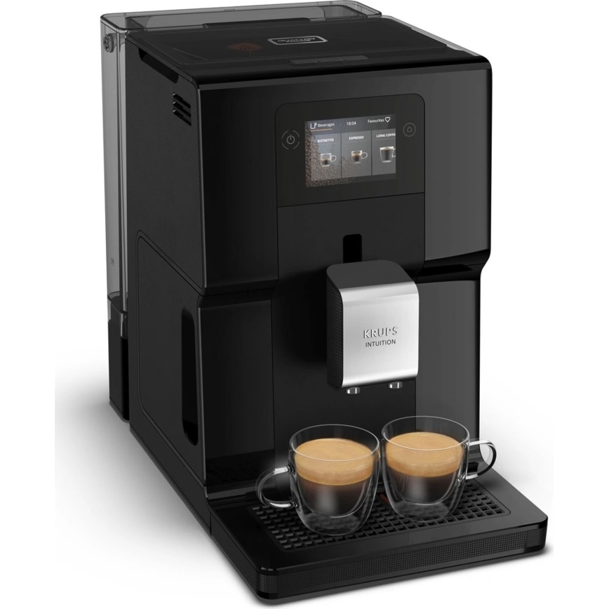 Krups - Automatinis kavos aparatas su pieno indu INTUITION PREFERENCE 1450W/230V juoda
