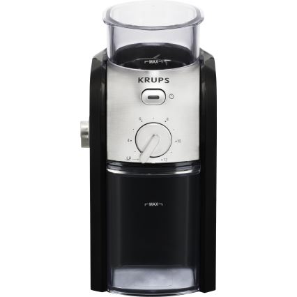 Krups - Elektrinis kavos pupelių malūnėlis 110W/230V nerūdijantis/juoda