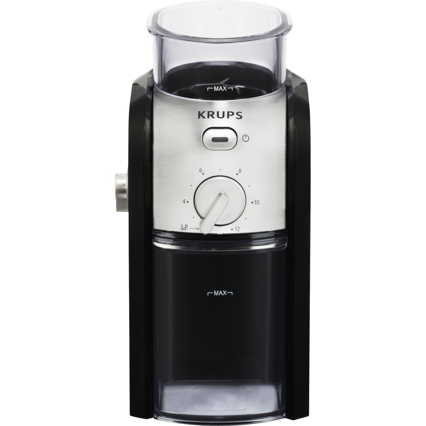 Krups - Elektrinis kavos pupelių malūnėlis 110W/230V nerūdijantis/juoda