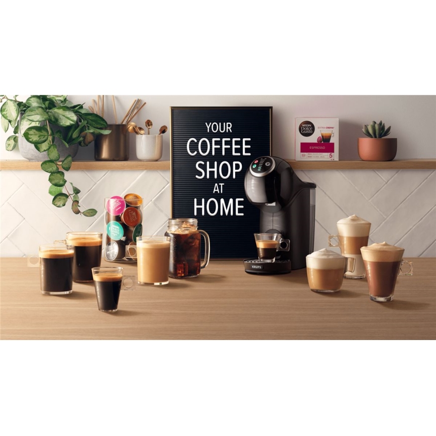 Krups - Kapsulinis kavos aparatas NESCAFÉ DOLCE GUSTO GENIO S 1500W antracitas