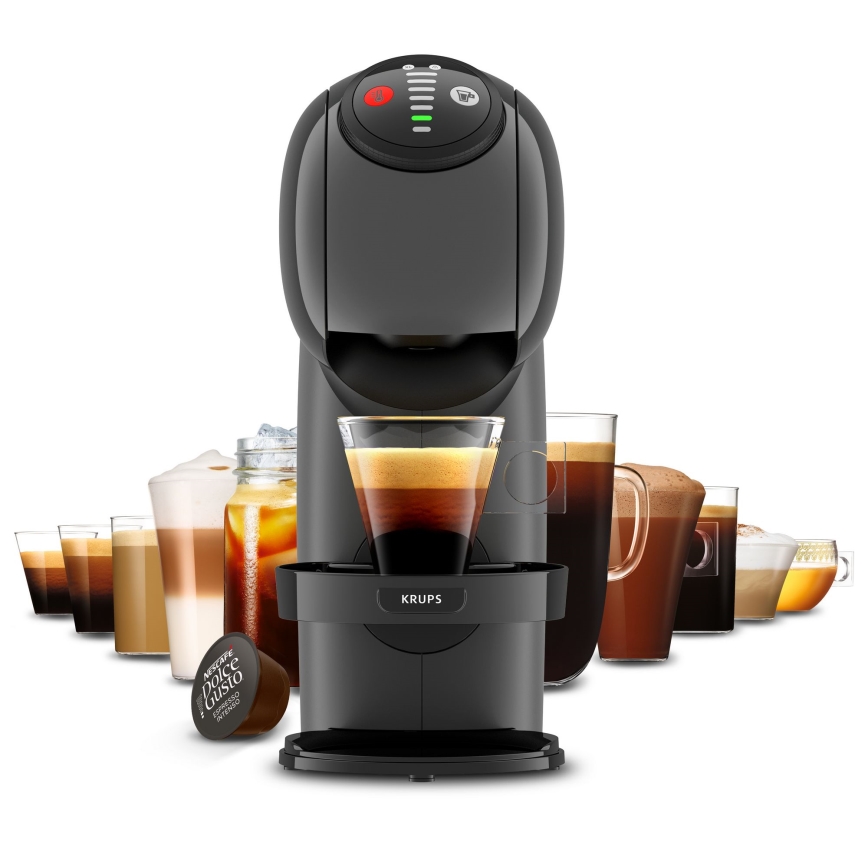 Krups - Kapsulinis kavos aparatas NESCAFÉ DOLCE GUSTO GENIO S 1500W antracitas