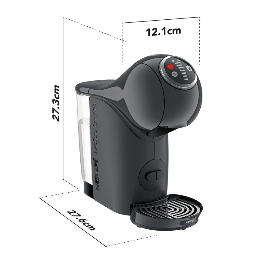 Krups - Kapsulinis kavos aparatas NESCAFÉ DOLCE GUSTO GENIO S 1500W antracitas